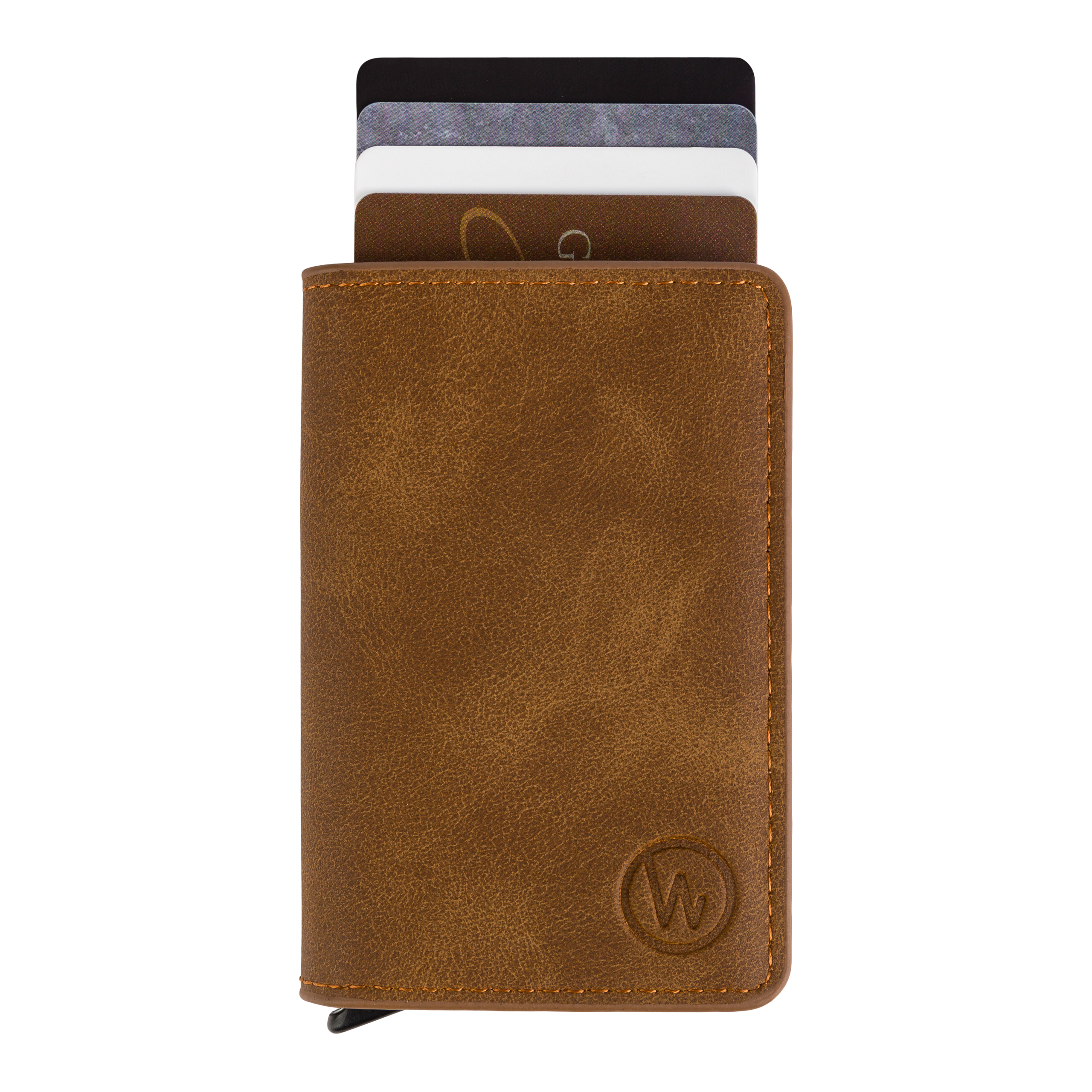 Portfel z wysuwanymi kartami